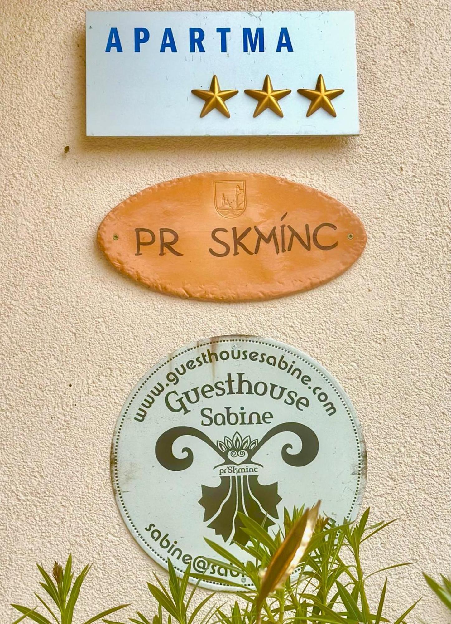 Guesthouse Sabine - Pr' Skminc Бохиньска-Бела Экстерьер фото